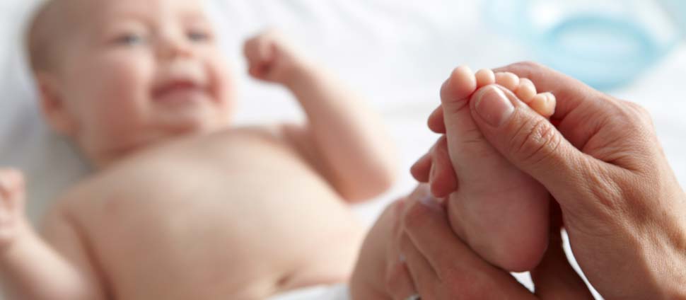 Babymassage bij Sprinkel Baby Spa